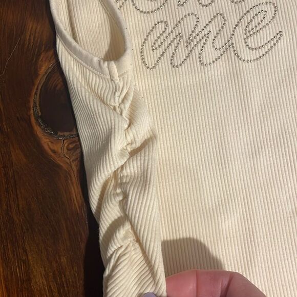 Aerie Text Me Ribbed Crop Tank Top Size XS - Picture 8 of 9